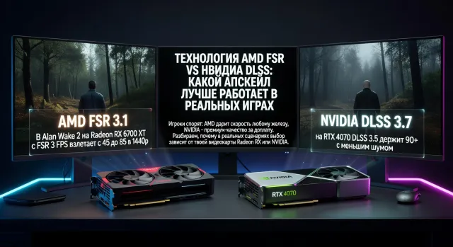 Технология AMD FSR vs Нвидиа DLSS: какой апскейл лучше работает в реальных играх